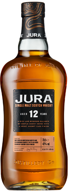 JURA 12 ans Highlands single malt whisky finition Bourbon et Oloroso