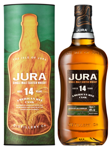 Medium Jura 14Yr American Rye Bottle Front Carton