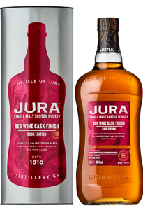 Jura Red Wine Cask 1L Bottle And Tube Transparent Web
